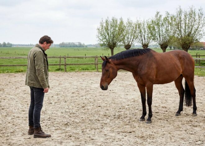 De spiegel van de kudde tijdens een opleiding tot paardencoach
